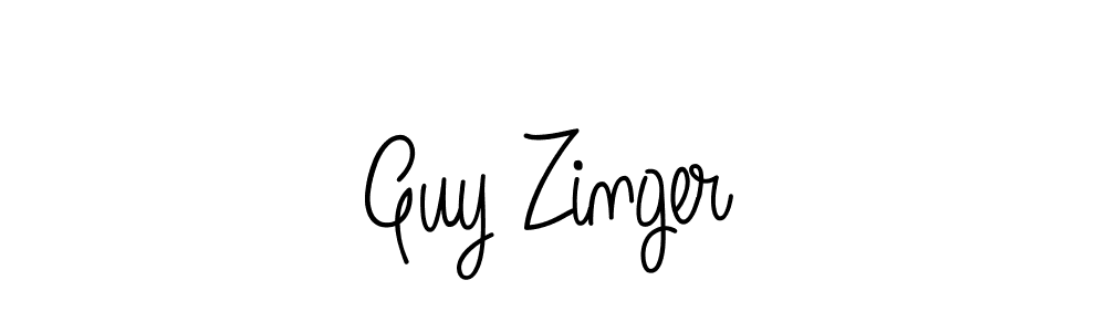 Also we have Guy Zinger name is the best signature style. Create professional handwritten signature collection using Angelique-Rose-font-FFP autograph style. Guy Zinger signature style 5 images and pictures png