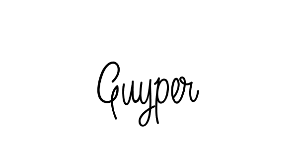 Check out images of Autograph of Guyper name. Actor Guyper Signature Style. Angelique-Rose-font-FFP is a professional sign style online. Guyper signature style 5 images and pictures png