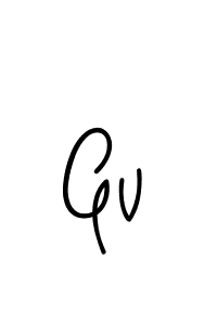 You should practise on your own different ways (Angelique-Rose-font-FFP) to write your name (Gv) in signature. don't let someone else do it for you. Gv signature style 5 images and pictures png