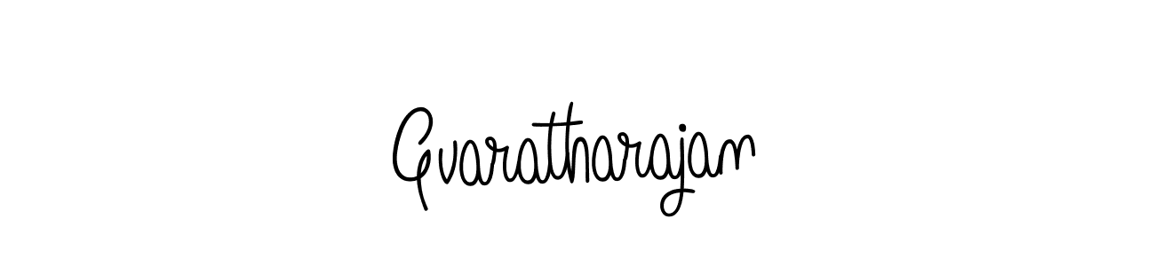 Gvaratharajan stylish signature style. Best Handwritten Sign (Angelique-Rose-font-FFP) for my name. Handwritten Signature Collection Ideas for my name Gvaratharajan. Gvaratharajan signature style 5 images and pictures png