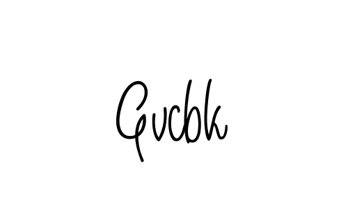 The best way (Angelique-Rose-font-FFP) to make a short signature is to pick only two or three words in your name. The name Gvcbk include a total of six letters. For converting this name. Gvcbk signature style 5 images and pictures png