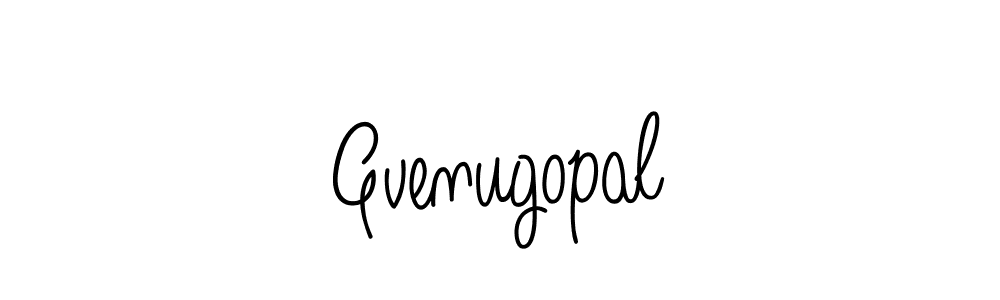 You should practise on your own different ways (Angelique-Rose-font-FFP) to write your name (Gvenugopal) in signature. don't let someone else do it for you. Gvenugopal signature style 5 images and pictures png