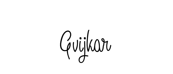 Also we have Gvijkar name is the best signature style. Create professional handwritten signature collection using Angelique-Rose-font-FFP autograph style. Gvijkar signature style 5 images and pictures png