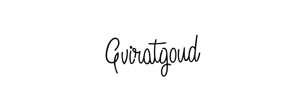 Make a beautiful signature design for name Gviratgoud. With this signature (Angelique-Rose-font-FFP) style, you can create a handwritten signature for free. Gviratgoud signature style 5 images and pictures png