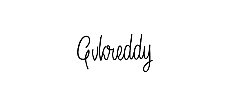 Make a beautiful signature design for name Gvkreddy. Use this online signature maker to create a handwritten signature for free. Gvkreddy signature style 5 images and pictures png