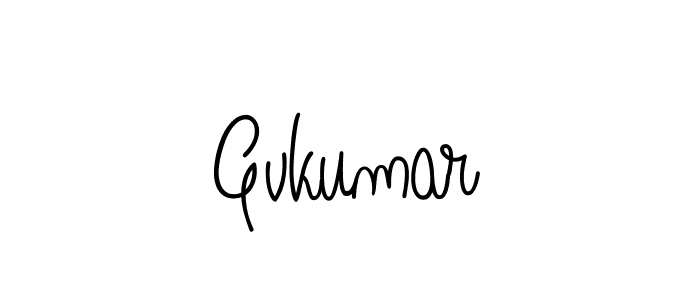 Once you've used our free online signature maker to create your best signature Angelique-Rose-font-FFP style, it's time to enjoy all of the benefits that Gvkumar name signing documents. Gvkumar signature style 5 images and pictures png