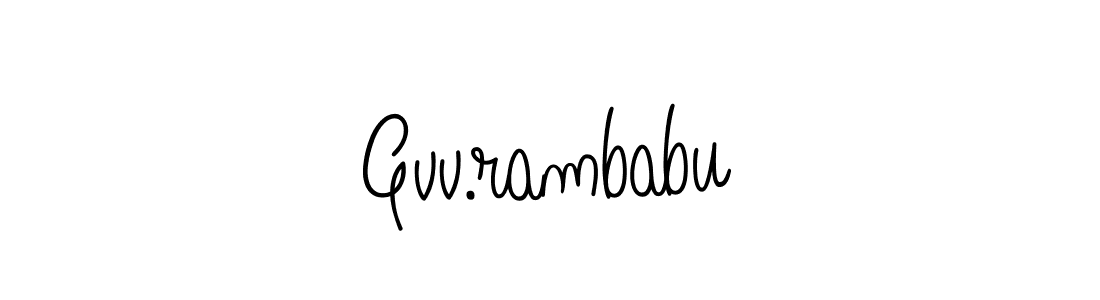 Check out images of Autograph of Gvv.rambabu name. Actor Gvv.rambabu Signature Style. Angelique-Rose-font-FFP is a professional sign style online. Gvv.rambabu signature style 5 images and pictures png