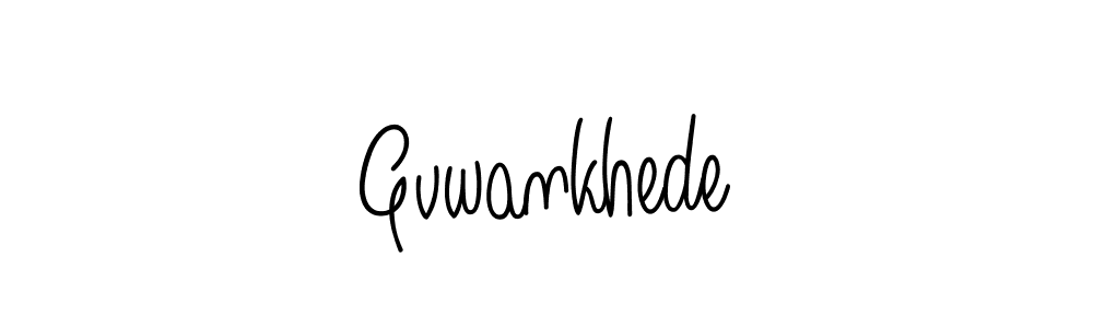 How to make Gvwankhede signature? Angelique-Rose-font-FFP is a professional autograph style. Create handwritten signature for Gvwankhede name. Gvwankhede signature style 5 images and pictures png