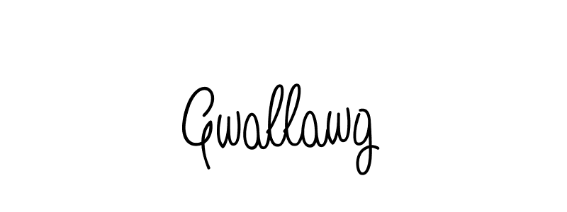 How to make Gwallawg name signature. Use Angelique-Rose-font-FFP style for creating short signs online. This is the latest handwritten sign. Gwallawg signature style 5 images and pictures png