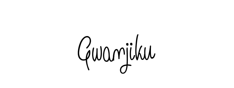 Make a short Gwanjiku signature style. Manage your documents anywhere anytime using Angelique-Rose-font-FFP. Create and add eSignatures, submit forms, share and send files easily. Gwanjiku signature style 5 images and pictures png