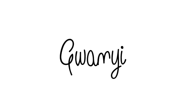 Also we have Gwanyi name is the best signature style. Create professional handwritten signature collection using Angelique-Rose-font-FFP autograph style. Gwanyi signature style 5 images and pictures png