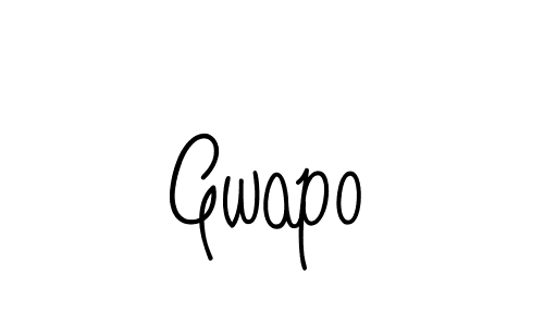 Also we have Gwapo name is the best signature style. Create professional handwritten signature collection using Angelique-Rose-font-FFP autograph style. Gwapo signature style 5 images and pictures png