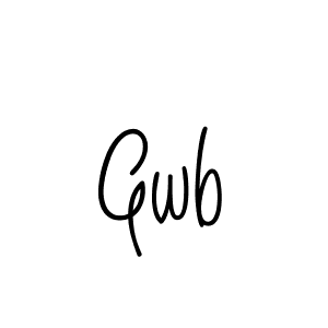 Design your own signature with our free online signature maker. With this signature software, you can create a handwritten (Angelique-Rose-font-FFP) signature for name Gwb. Gwb signature style 5 images and pictures png