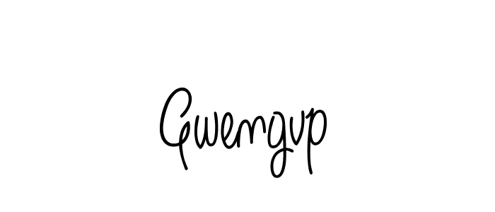 if you are searching for the best signature style for your name Gwengvp. so please give up your signature search. here we have designed multiple signature styles  using Angelique-Rose-font-FFP. Gwengvp signature style 5 images and pictures png