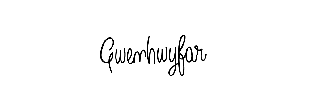 Use a signature maker to create a handwritten signature online. With this signature software, you can design (Angelique-Rose-font-FFP) your own signature for name Gwenhwyfar. Gwenhwyfar signature style 5 images and pictures png