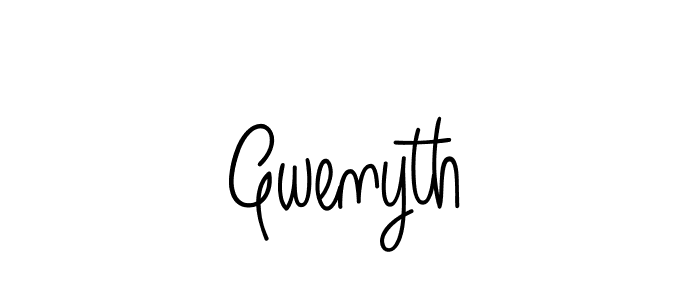 Angelique-Rose-font-FFP is a professional signature style that is perfect for those who want to add a touch of class to their signature. It is also a great choice for those who want to make their signature more unique. Get Gwenyth name to fancy signature for free. Gwenyth signature style 5 images and pictures png