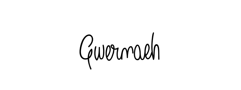Also we have Gwernaeh name is the best signature style. Create professional handwritten signature collection using Angelique-Rose-font-FFP autograph style. Gwernaeh signature style 5 images and pictures png