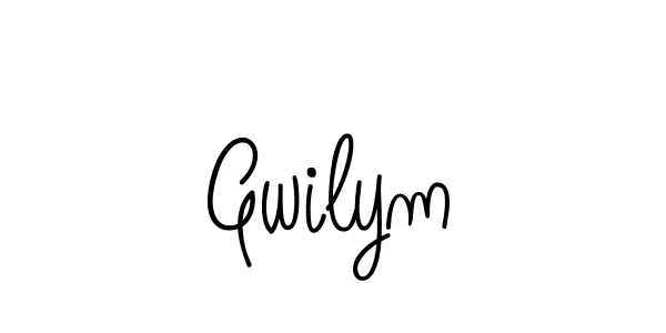 How to make Gwilym signature? Angelique-Rose-font-FFP is a professional autograph style. Create handwritten signature for Gwilym name. Gwilym signature style 5 images and pictures png