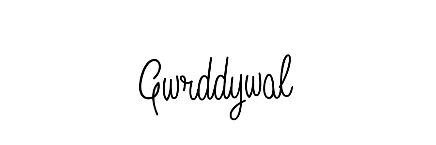 How to Draw Gwrddywal signature style? Angelique-Rose-font-FFP is a latest design signature styles for name Gwrddywal. Gwrddywal signature style 5 images and pictures png