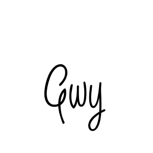 Once you've used our free online signature maker to create your best signature Angelique-Rose-font-FFP style, it's time to enjoy all of the benefits that Gwy name signing documents. Gwy signature style 5 images and pictures png