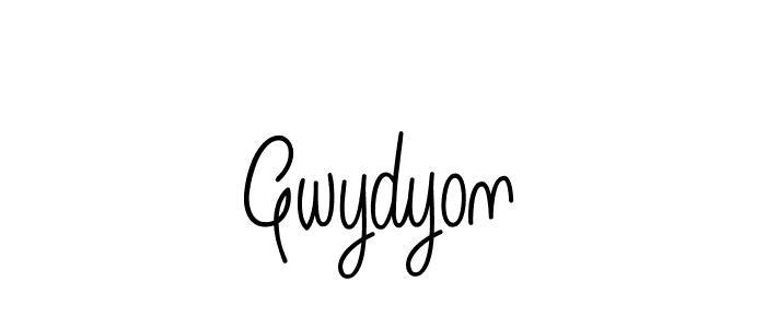 How to Draw Gwydyon signature style? Angelique-Rose-font-FFP is a latest design signature styles for name Gwydyon. Gwydyon signature style 5 images and pictures png