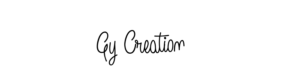 You should practise on your own different ways (Angelique-Rose-font-FFP) to write your name (Gy Creation) in signature. don't let someone else do it for you. Gy Creation signature style 5 images and pictures png