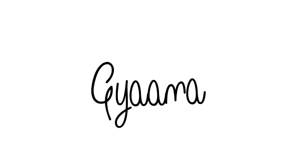 if you are searching for the best signature style for your name Gyaana. so please give up your signature search. here we have designed multiple signature styles  using Angelique-Rose-font-FFP. Gyaana signature style 5 images and pictures png