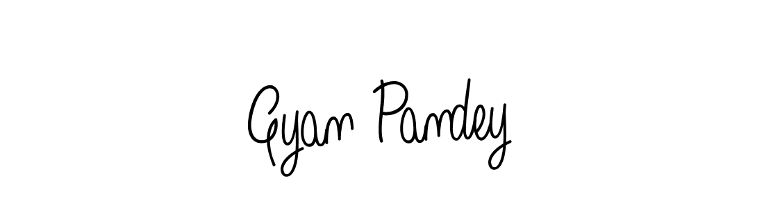 Make a beautiful signature design for name Gyan Pandey. Use this online signature maker to create a handwritten signature for free. Gyan Pandey signature style 5 images and pictures png