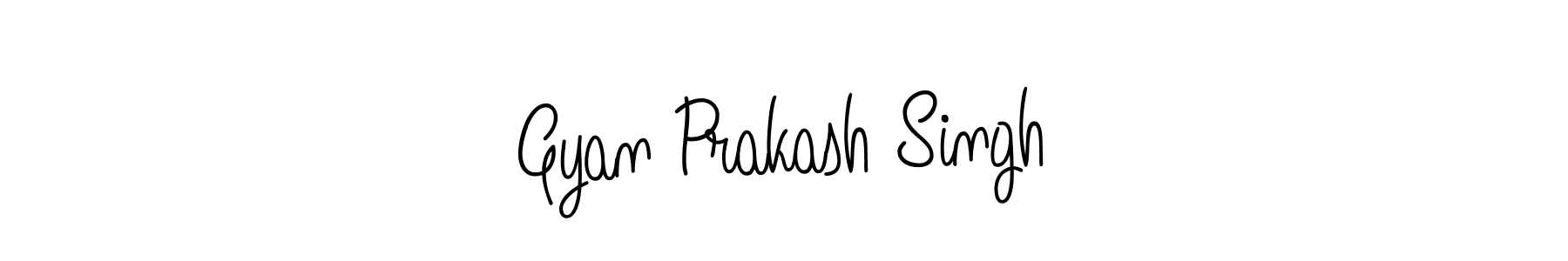 How to make Gyan Prakash Singh name signature. Use Angelique-Rose-font-FFP style for creating short signs online. This is the latest handwritten sign. Gyan Prakash Singh signature style 5 images and pictures png