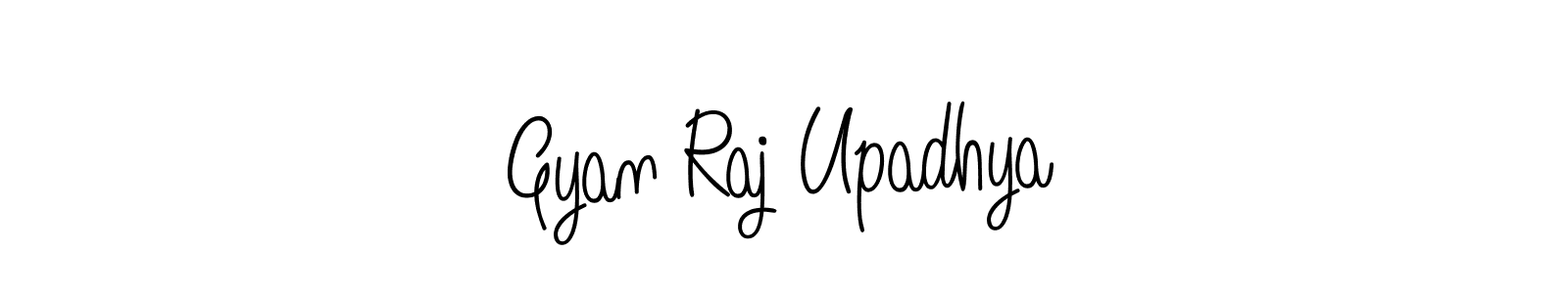 The best way (Angelique-Rose-font-FFP) to make a short signature is to pick only two or three words in your name. The name Gyan Raj Upadhya include a total of six letters. For converting this name. Gyan Raj Upadhya signature style 5 images and pictures png