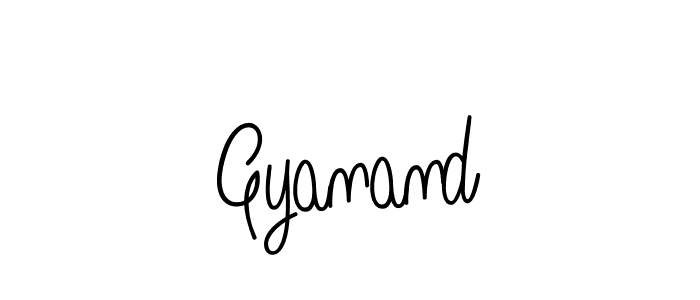 Also we have Gyanand name is the best signature style. Create professional handwritten signature collection using Angelique-Rose-font-FFP autograph style. Gyanand signature style 5 images and pictures png