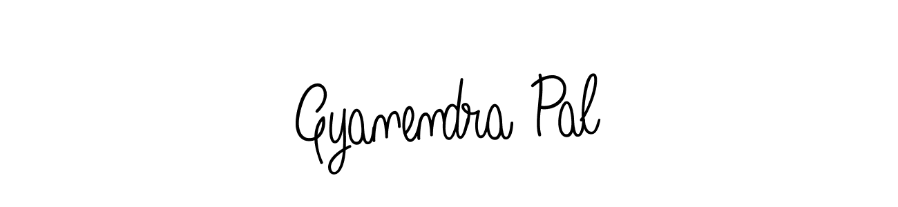 You should practise on your own different ways (Angelique-Rose-font-FFP) to write your name (Gyanendra Pal) in signature. don't let someone else do it for you. Gyanendra Pal signature style 5 images and pictures png