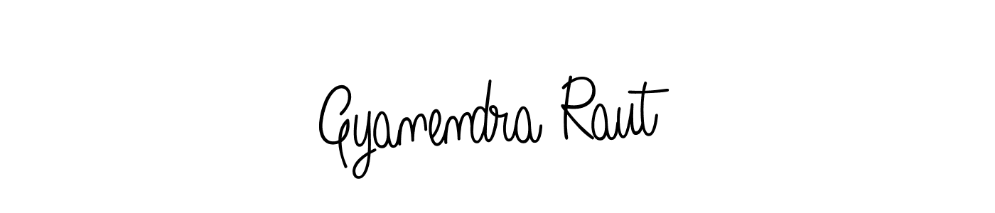 How to make Gyanendra Raut signature? Angelique-Rose-font-FFP is a professional autograph style. Create handwritten signature for Gyanendra Raut name. Gyanendra Raut signature style 5 images and pictures png