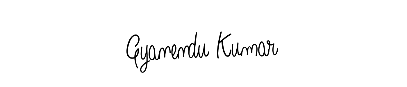 Create a beautiful signature design for name Gyanendu Kumar. With this signature (Angelique-Rose-font-FFP) fonts, you can make a handwritten signature for free. Gyanendu Kumar signature style 5 images and pictures png