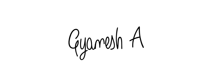 if you are searching for the best signature style for your name Gyanesh A. so please give up your signature search. here we have designed multiple signature styles  using Angelique-Rose-font-FFP. Gyanesh A signature style 5 images and pictures png