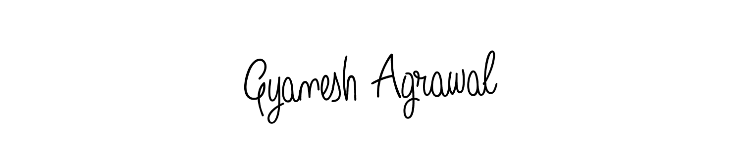 How to make Gyanesh Agrawal signature? Angelique-Rose-font-FFP is a professional autograph style. Create handwritten signature for Gyanesh Agrawal name. Gyanesh Agrawal signature style 5 images and pictures png