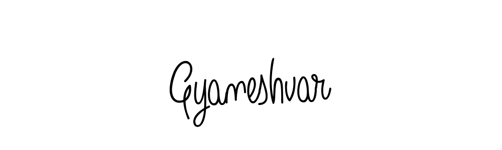 The best way (Angelique-Rose-font-FFP) to make a short signature is to pick only two or three words in your name. The name Gyaneshvar include a total of six letters. For converting this name. Gyaneshvar signature style 5 images and pictures png