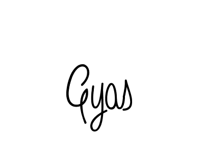 if you are searching for the best signature style for your name Gyas. so please give up your signature search. here we have designed multiple signature styles  using Angelique-Rose-font-FFP. Gyas signature style 5 images and pictures png