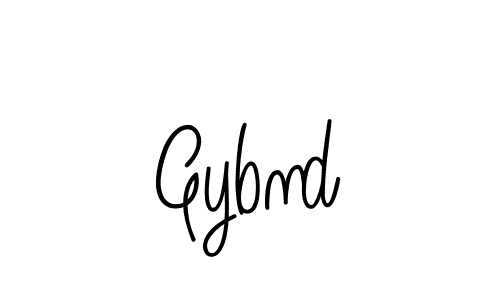 The best way (Angelique-Rose-font-FFP) to make a short signature is to pick only two or three words in your name. The name Gybnd include a total of six letters. For converting this name. Gybnd signature style 5 images and pictures png