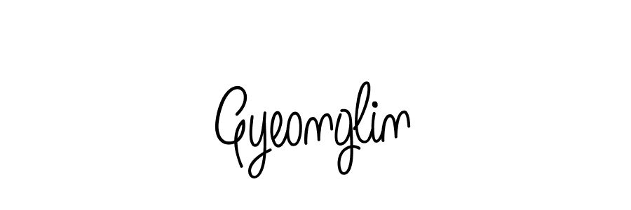 Angelique-Rose-font-FFP is a professional signature style that is perfect for those who want to add a touch of class to their signature. It is also a great choice for those who want to make their signature more unique. Get Gyeonglin name to fancy signature for free. Gyeonglin signature style 5 images and pictures png