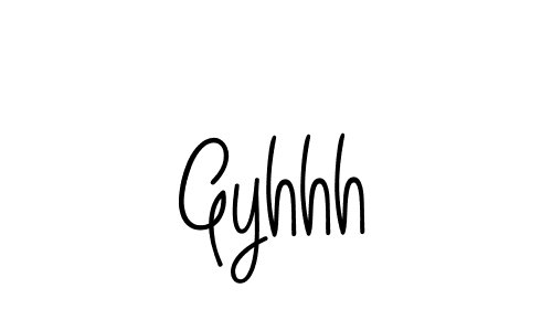 Make a beautiful signature design for name Gyhhh. Use this online signature maker to create a handwritten signature for free. Gyhhh signature style 5 images and pictures png