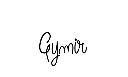 Design your own signature with our free online signature maker. With this signature software, you can create a handwritten (Angelique-Rose-font-FFP) signature for name Gymir. Gymir signature style 5 images and pictures png