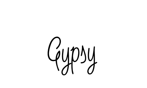 Design your own signature with our free online signature maker. With this signature software, you can create a handwritten (Angelique-Rose-font-FFP) signature for name Gypsy. Gypsy signature style 5 images and pictures png