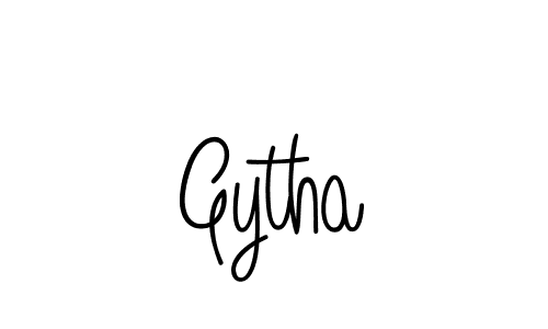 How to make Gytha signature? Angelique-Rose-font-FFP is a professional autograph style. Create handwritten signature for Gytha name. Gytha signature style 5 images and pictures png