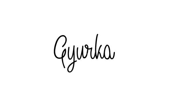 Once you've used our free online signature maker to create your best signature Angelique-Rose-font-FFP style, it's time to enjoy all of the benefits that Gyurka name signing documents. Gyurka signature style 5 images and pictures png