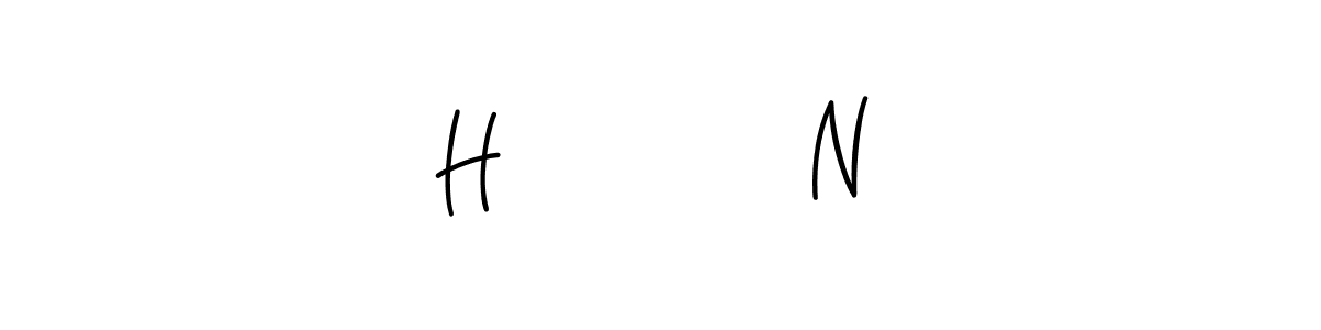 H          N stylish signature style. Best Handwritten Sign (Angelique-Rose-font-FFP) for my name. Handwritten Signature Collection Ideas for my name H          N. H          N signature style 5 images and pictures png