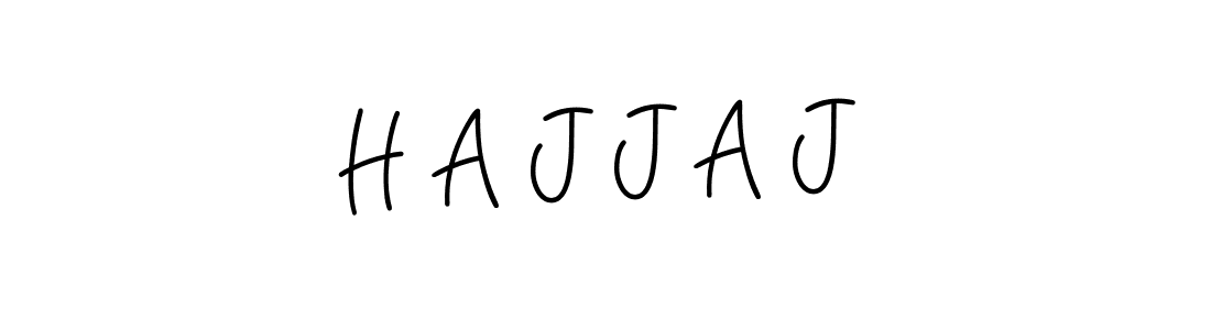 Design your own signature with our free online signature maker. With this signature software, you can create a handwritten (Angelique-Rose-font-FFP) signature for name H A J J A J. H A J J A J signature style 5 images and pictures png