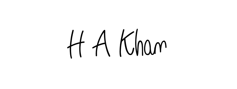 Also You can easily find your signature by using the search form. We will create H A Khan name handwritten signature images for you free of cost using Angelique-Rose-font-FFP sign style. H A Khan signature style 5 images and pictures png