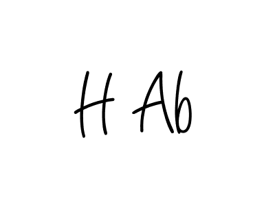 This is the best signature style for the H Ab name. Also you like these signature font (Angelique-Rose-font-FFP). Mix name signature. H Ab signature style 5 images and pictures png