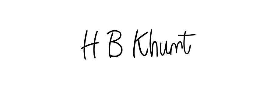 This is the best signature style for the H B Khunt name. Also you like these signature font (Angelique-Rose-font-FFP). Mix name signature. H B Khunt signature style 5 images and pictures png